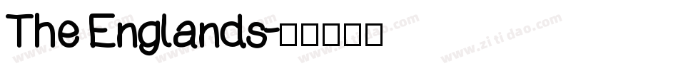 The Englands字体转换